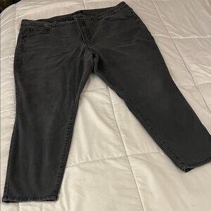 Womens  d.jeans 22W Dark Gray straight leg Jeans